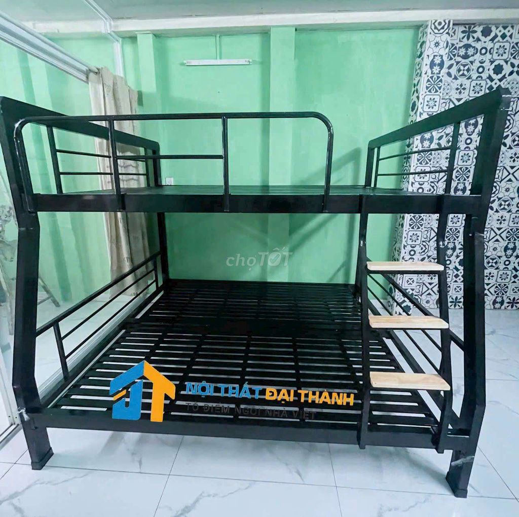 Giường sắt 2 tầng 1m4x1m6 4x8-t -giao nhanh HCM. Mua bán Giường, chăn ga gối nệm tại Quận Tân Phú Tp Hồ Chí Minh được đăng bởi Nội thất đại thành hình 1