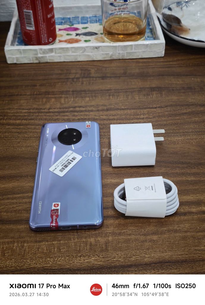 Huawei Mate 30 5G 8/128 Tím sạc cáp có ship COD. Mua bán Điện thoại tại Quận Hoàng Mai Hà Nội được đăng bởi Trần Ngọc Hiếu hình 1