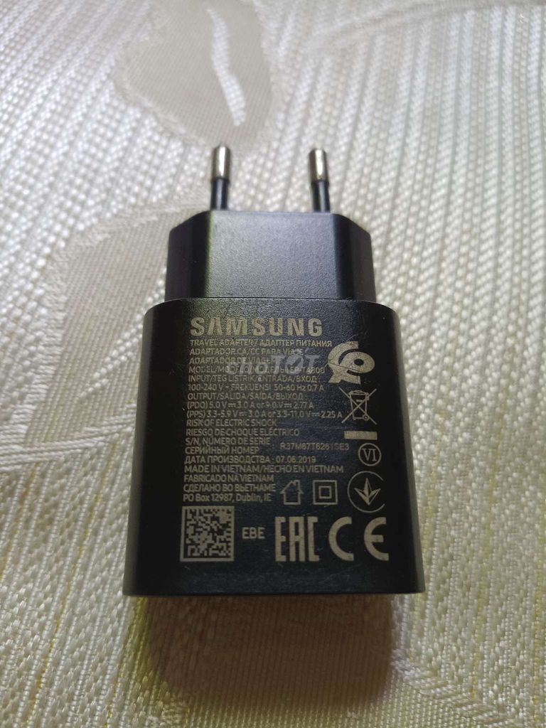 Sạc Chính Hãng Samsung 25w kèm Cáp