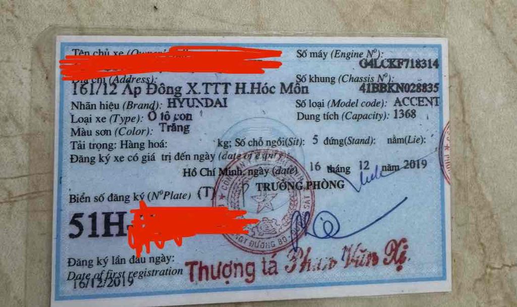 Accent 2019 1.4 AT - 26519 km, không dịch vụ. Mua bán Ô tô tại Huyện Hóc Môn Tp Hồ Chí Minh được đăng bởi Mr Po hình 13