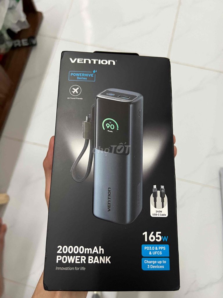 Sạc dự phòng Vention 20000mAh. Mua bán Phụ kiện (Màn hình, Chuột...) tại Thành phố Châu Đốc An Giang được đăng bởi Tên chưa cung cấp hình 1