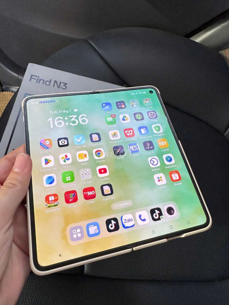 Oppo Find N3 Trắng kem 100%. Mua bán Điện thoại tại Huyện Tân Châu Tây Ninh được đăng bởi Khải Phan hình 1