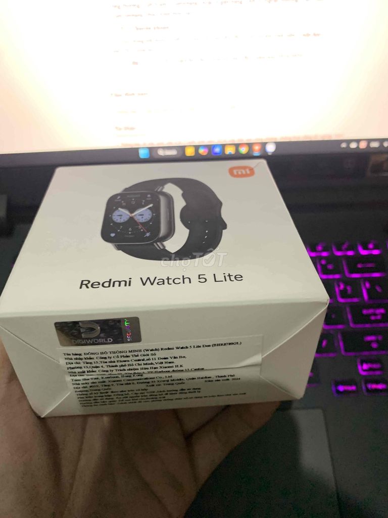 Redmi watch 5 lite được tặng khong dùng bán