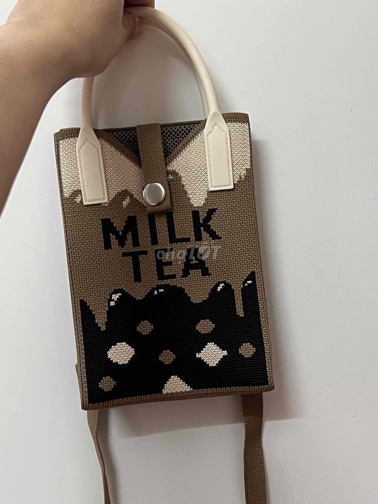 Túi xách mini Nữ Vải Nâu. Mua bán Túi xách tại Quận 10 Tp Hồ Chí Minh được đăng bởi Thanh hình 1