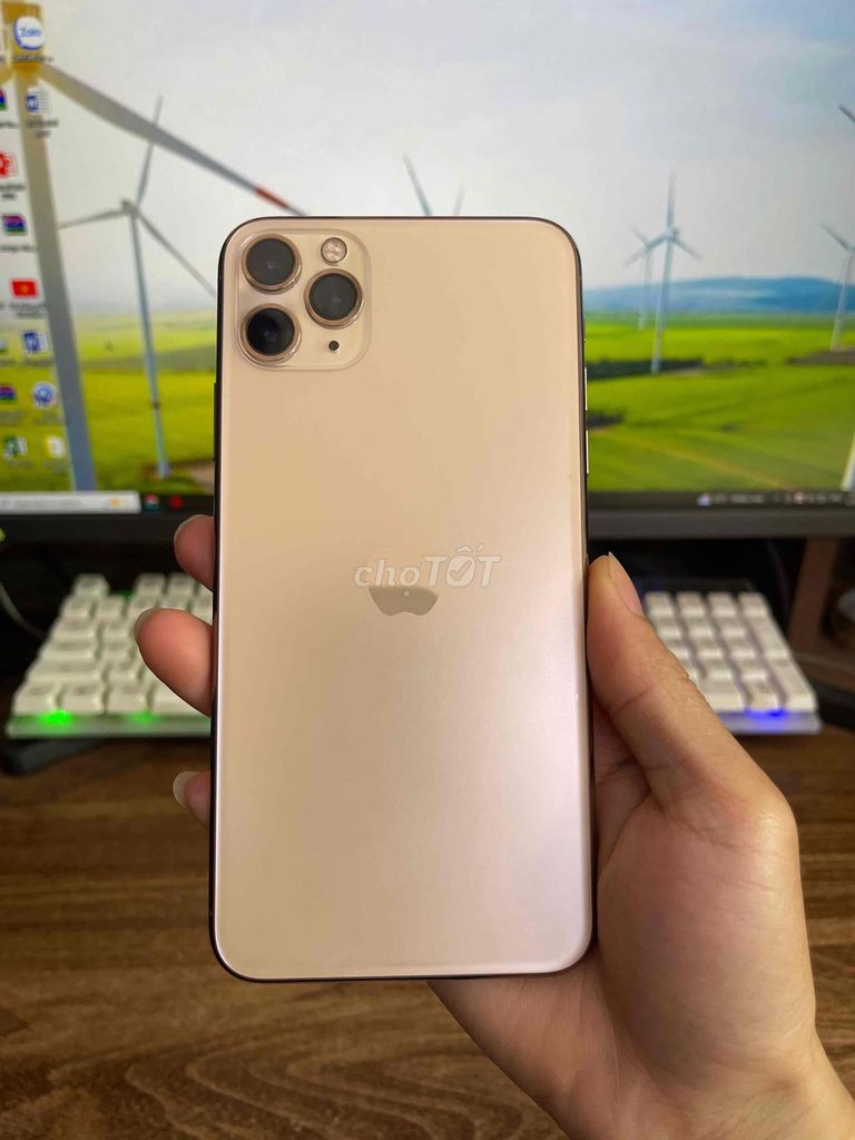 11 Pro Max Gold  2 Sim Vật Lý Zin nguyên bản 99%. Mua bán Điện thoại tại Quận Lê Chân Hải Phòng được đăng bởi Huy Tưởng Mobile hình 1