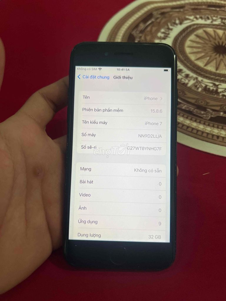 Apple iPhone 7 32GB Đen Đã thay pin. Mua bán Điện thoại tại Huyện Ninh Hải Ninh Thuận được đăng bởi Truong Dan Huy hình 1