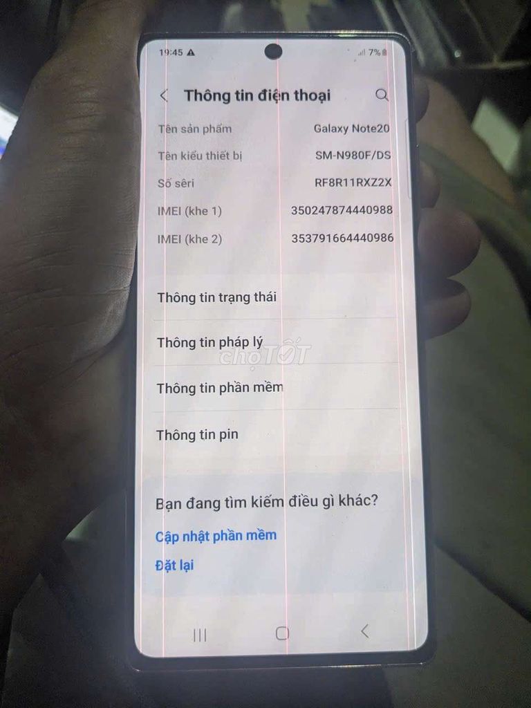 samsung note 20 s21 sọc s20 fe màn lk nức kinh. Mua bán Điện thoại tại Quận 12 Tp Hồ Chí Minh được đăng bởi ĐT VERY TỐT bh đổi trả 1th thêm 200k hình 1