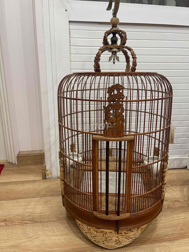 Lồng chim Mi đục trạm tinh xảo. Mua bán Phụ kiện, Thức ăn, Dịch vụ tại Quận Thanh Xuân Hà Nội được đăng bởi A.Hải  hình 1