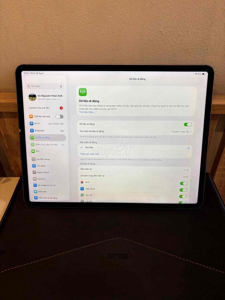 Apple iPad Pro 12.9 inch gen 3 512GB. Mua bán Máy tính bảng tại Quận 10 Tp Hồ Chí Minh được đăng bởi Vi Tính Anh Vũ hình 1