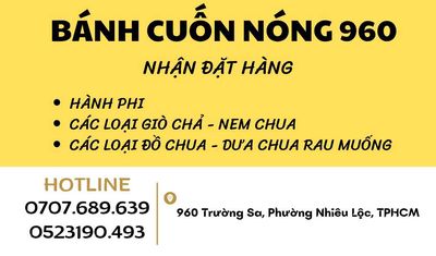 BÁNH CUỐN NÓNG 960 logo