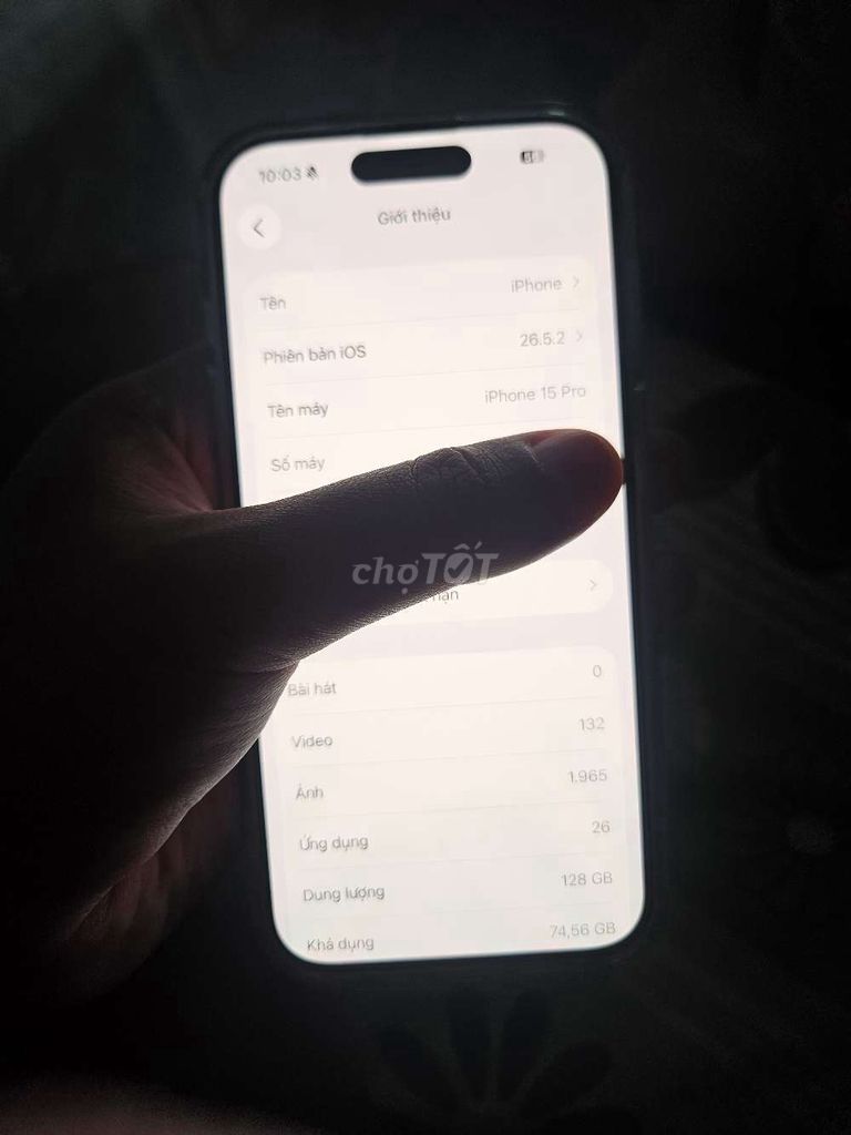 Apple iPhone 15 Pro. Mua bán Điện thoại tại Quận Bình Thuỷ Cần Thơ được đăng bởi EmKay hình 1