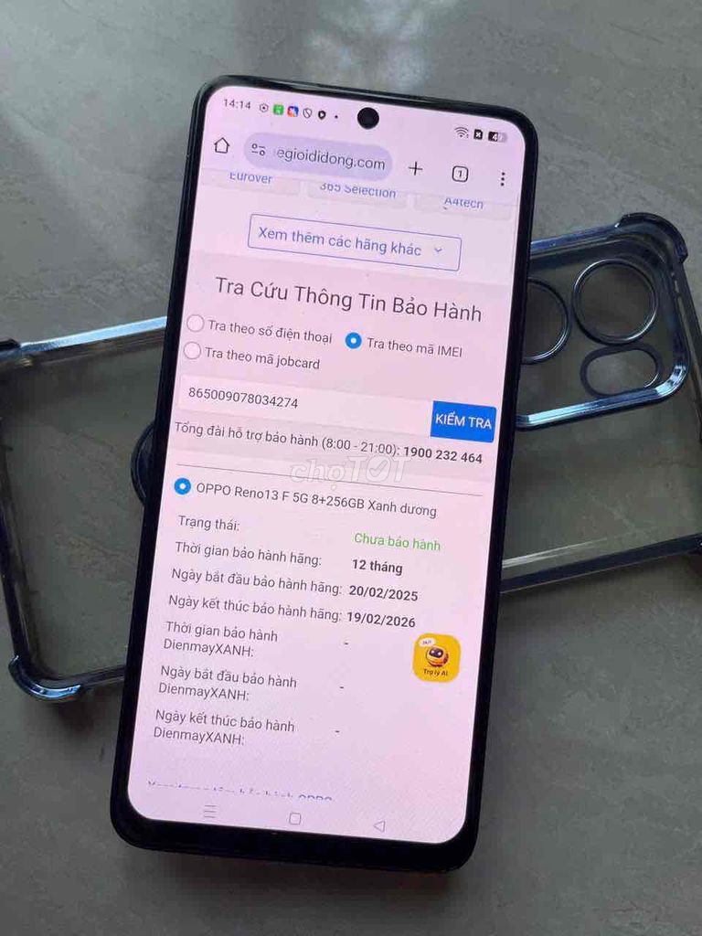 Oppo Reno 13F 5G 8/256GB Màn zin ép kính Xài full. Mua bán Điện thoại tại Quận 8 Tp Hồ Chí Minh được đăng bởi điện thoại giá rẻ  hình 1