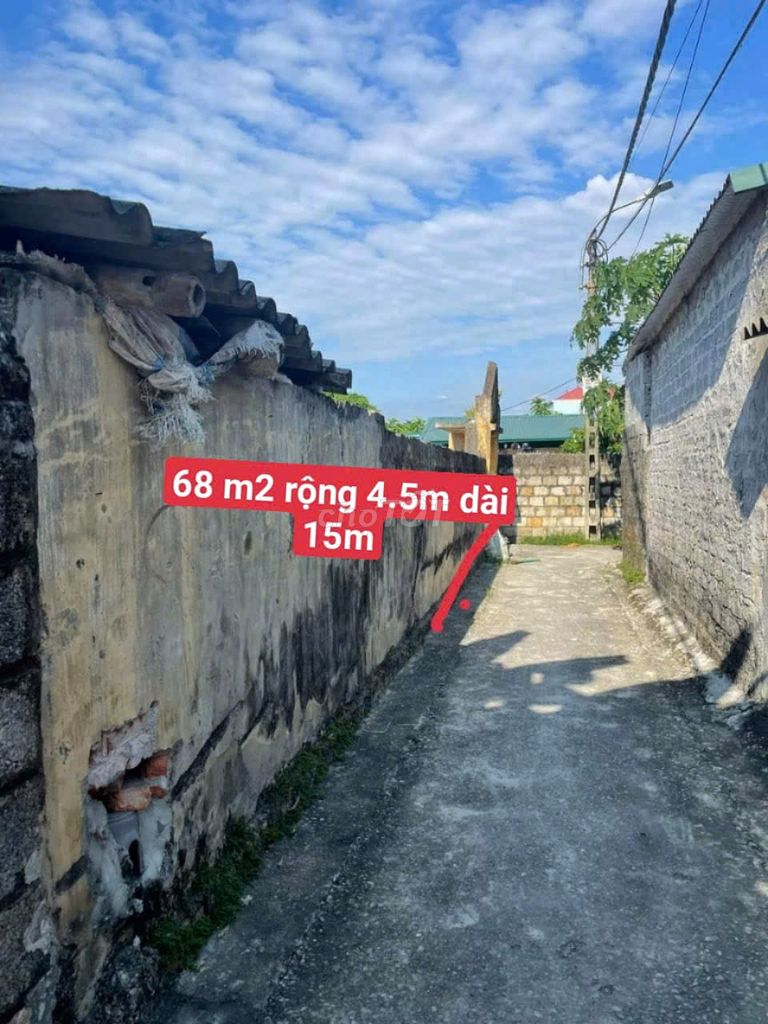 📢📢395 triệu lô đất hộ khẩu thành phố phủ lý. 68m2 mặt 4.5m.