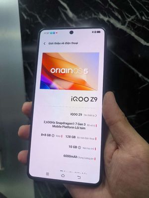 Vivo IQOO Z9 8+8/128gb pin 6000mah zin chuẩn ra đi. Mua bán Điện thoại tại Thị xã Bến Cát Bình Dương được đăng bởi Mèo