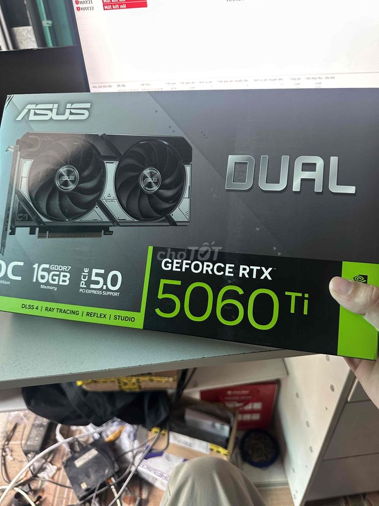 Card màn hình ASUS DUAL 5060Ti RTX 16GB. Mua bán Linh kiện (RAM, Card...) tại Huyện Long Phú Sóc Trăng được đăng bởi Sao NB hình 1