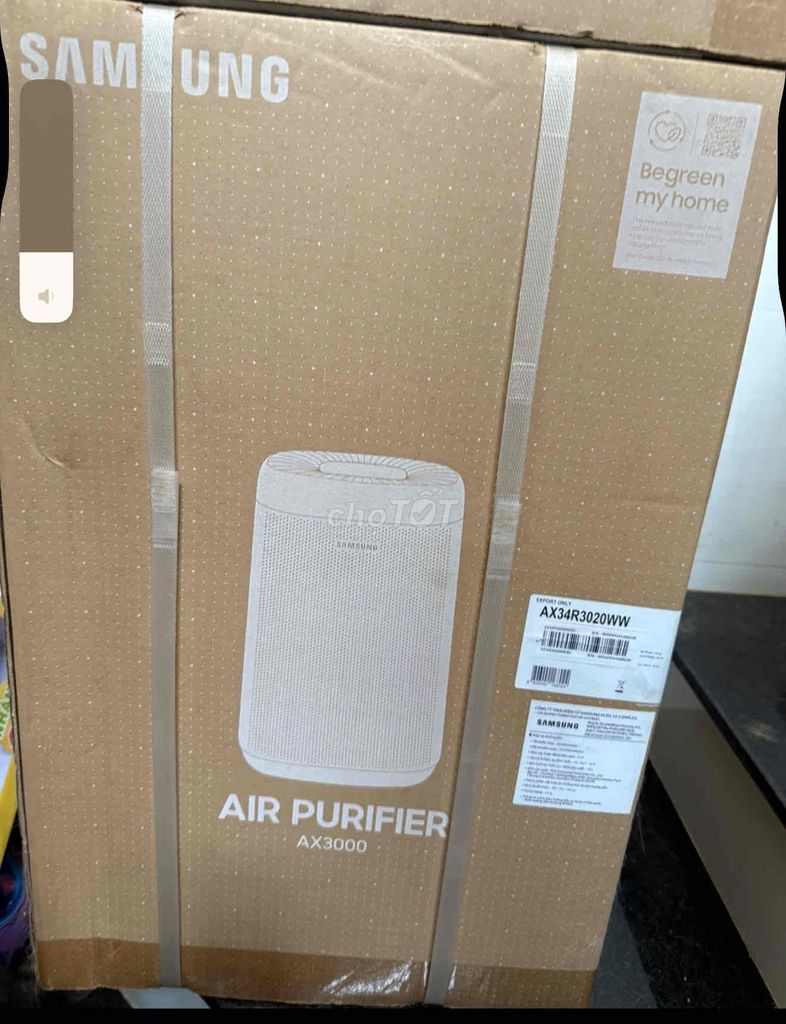máy lọc không khí Samsung new 100%