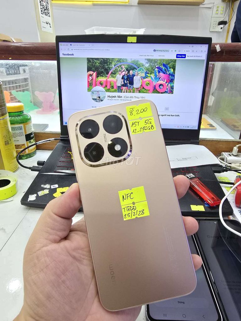 Xiaomi 15T 5G 12GB/256GB . Mua bán Điện thoại tại Thành phố Long Xuyên An Giang được đăng bởi Facebook Cầm Đồ Thúy Vân hình 1