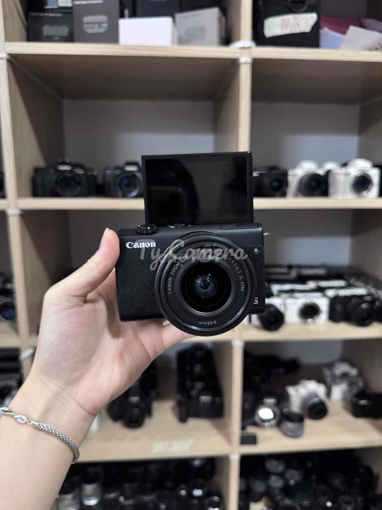 Máy ảnh Canon M200 Đen. Mua bán Máy ảnh, Máy quay tại Quận Liên Chiểu Đà Nẵng được đăng bởi Ty camera  Đà Nẵng hình 1