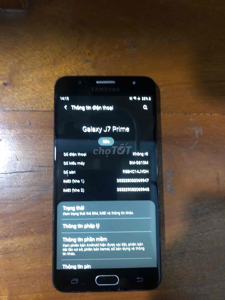 Samsung Galaxy J7 Prime Đen. Mua bán Điện thoại tại Huyện Tây Sơn Bình Định được đăng bởi Phát hình 1