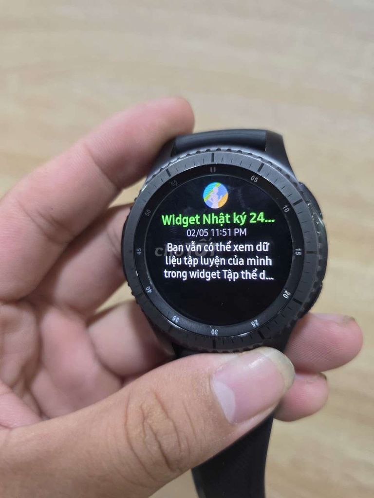 Samsung Gear S3 Frontier Đen. Mua bán Thiết bị đeo thông minh tại Quận Tân Bình Tp Hồ Chí Minh được đăng bởi Ho Tan Tra hình 1