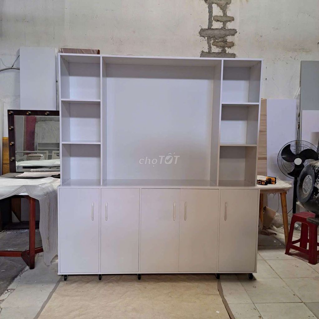 Kệ tivi nhựa trắng 1m8x1m85. Mua bán Tủ, kệ gia đình tại Thành phố Biên Hòa Đồng Nai được đăng bởi Yen Binh hình 1