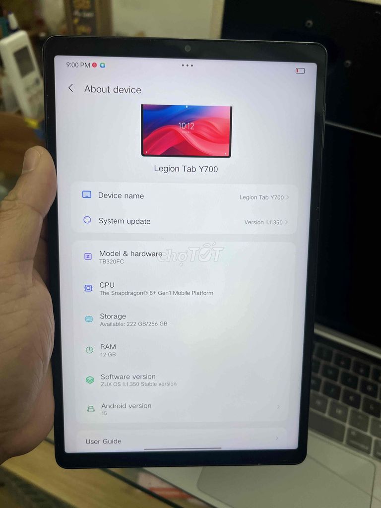 Lenovo Tab Y700 Snap 8 Plus Gen 1 12GB/256GB. Mua bán Máy tính bảng tại Quận Đống Đa Hà Nội được đăng bởi Lê Khuyến hình 1