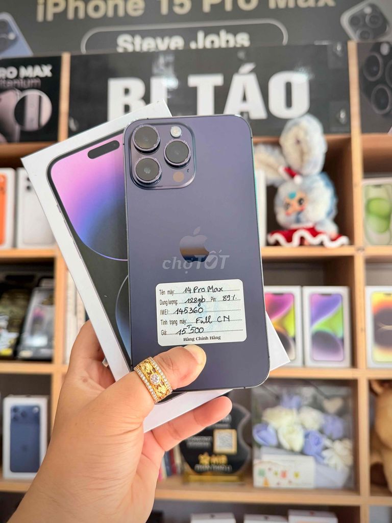 Apple iPhone 14 Pro Max 128GB Tím. Mua bán Điện thoại tại Thành phố Long Xuyên An Giang được đăng bởi Bi Táo Store hình 1