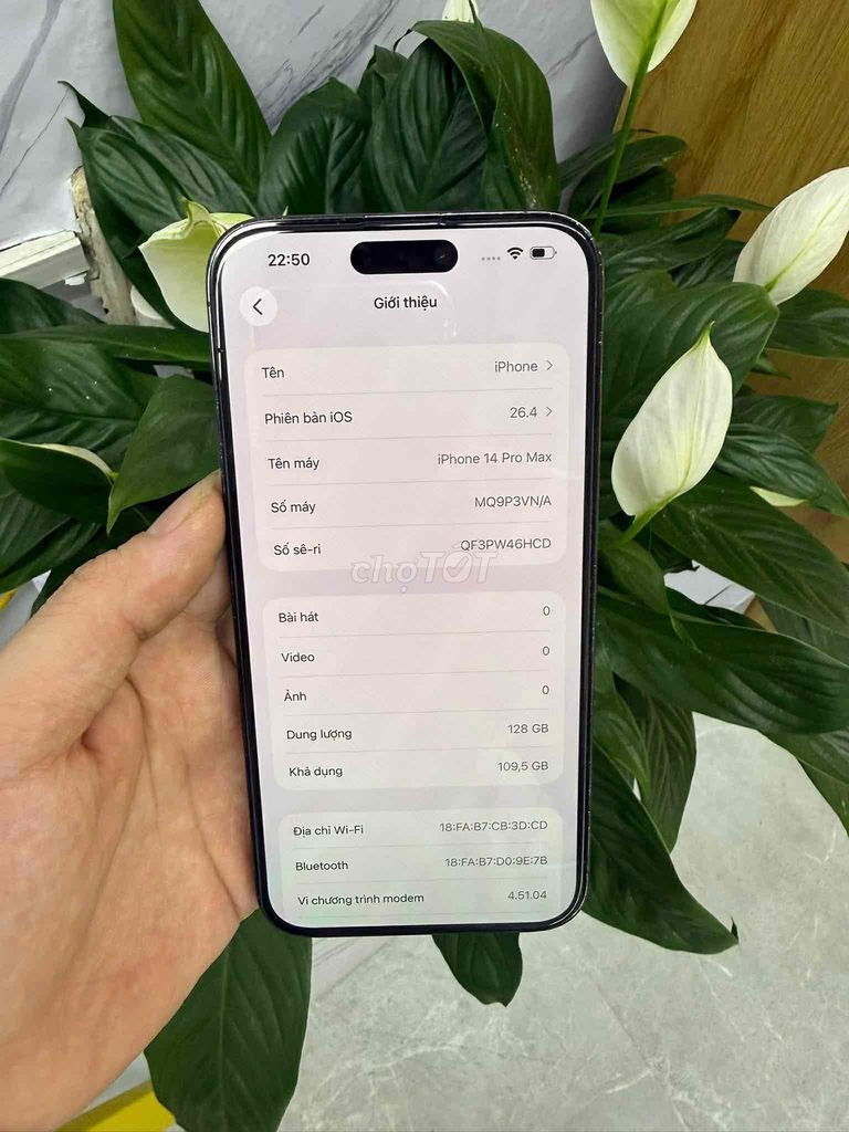 Apple iPhone 14 Pro Max 128GB Đen. Mua bán Điện thoại tại Huyện Thanh Trì Hà Nội được đăng bởi thành hình 1