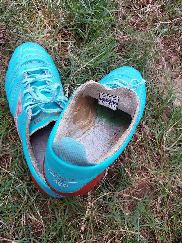 Giày đá bóng Mizuno Morelia Neo Nam Xanh Ngọc 43. Mua bán Đồ thể thao, Dã ngoại tại Quận Tân Phú Tp Hồ Chí Minh được đăng bởi Long hình 1