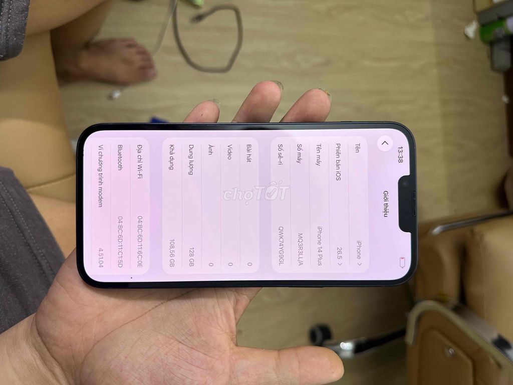 Apple iPhone 14 Plus 128GB Đen 89%. Mua bán Điện thoại tại Quận Bình Tân Tp Hồ Chí Minh được đăng bởi thiên tân hình 1