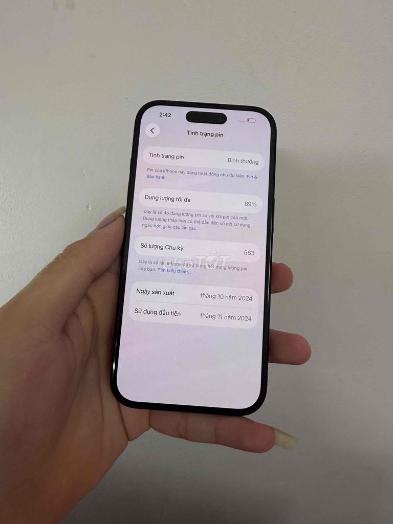 16 128gb quốc tế zin áp bản khay đẹp 98.5 pin 89. Mua bán Điện thoại tại Quận Cầu Giấy Hà Nội được đăng bởi Nguyễn Văn Đạt hình 1