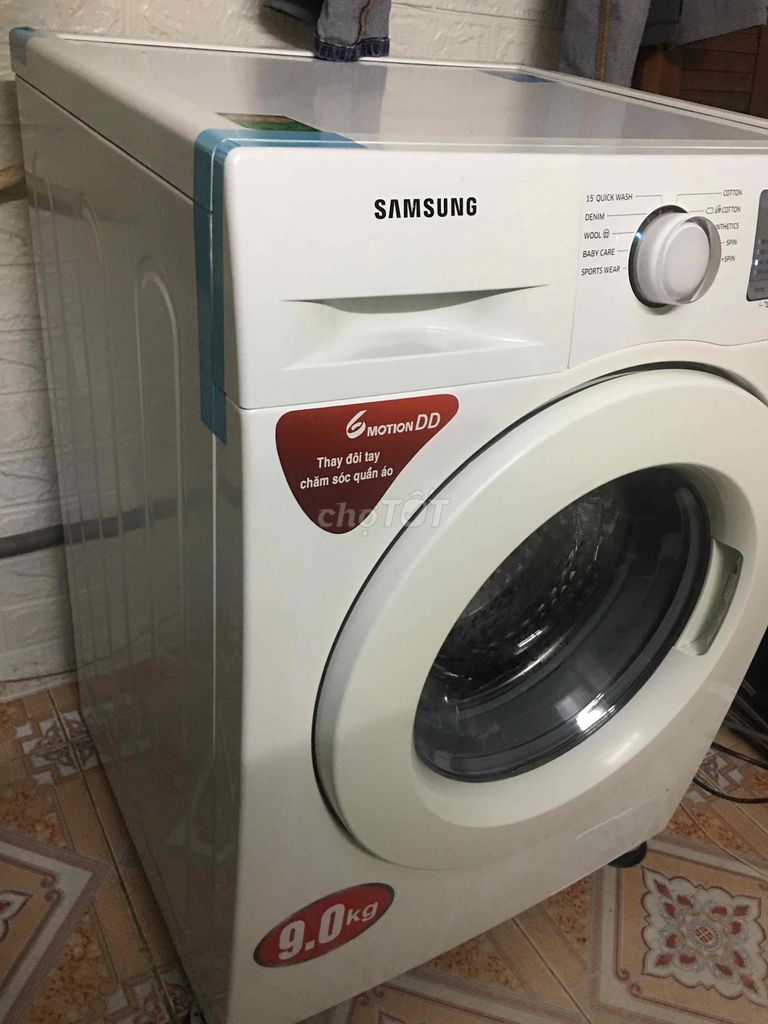 máy giặt samsung 9kg mới 90%