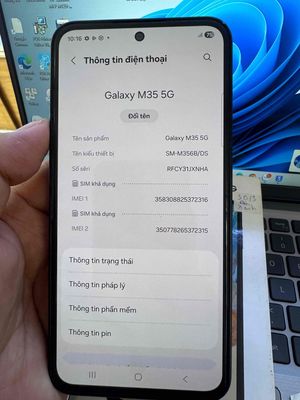 Samsung Galaxy M35 5G 256GB Xanh