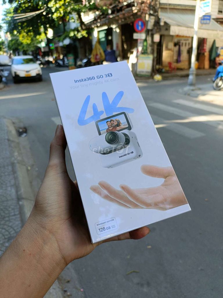 Insta360 Go 3s 128GB new seal. Mua bán Máy ảnh, Máy quay tại Quận Thanh Khê Đà Nẵng được đăng bởi TT PHONE hình 1