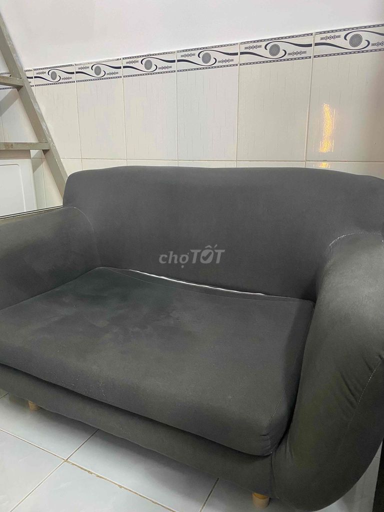 Thanh lý ghế sofa dài 1m2 màu xám