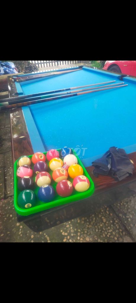 Bàn bi-a gỗ vải xanh dương. Mua bán Sở thích khác tại Huyện Củ Chi Tp Hồ Chí Minh được đăng bởi  Thanh Nam  hình 1