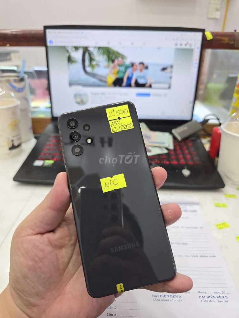 Samsung Galaxy A32. Mua bán Điện thoại tại Thành phố Long Xuyên An Giang được đăng bởi Facebook Cầm Đồ Thúy Vân hình 1