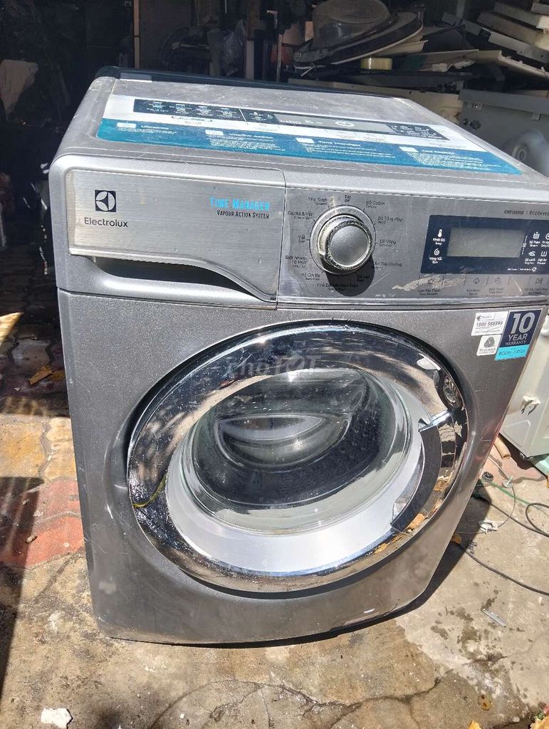 Máy giặt Electrolux 9kg Inverter Xám. Mua bán Máy giặt tại Thành phố Vũng Tàu Bà Rịa - Vũng Tàu được đăng bởi Minh Hà hình 1