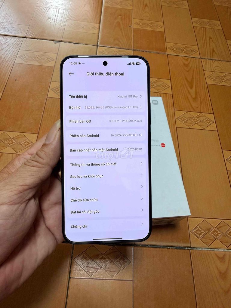 Xiaomi 15T Pro 12GB/256GB Đen Like New full box. Mua bán Điện thoại tại Quận 6 Tp Hồ Chí Minh được đăng bởi Phương Nghi Mobille hình 1