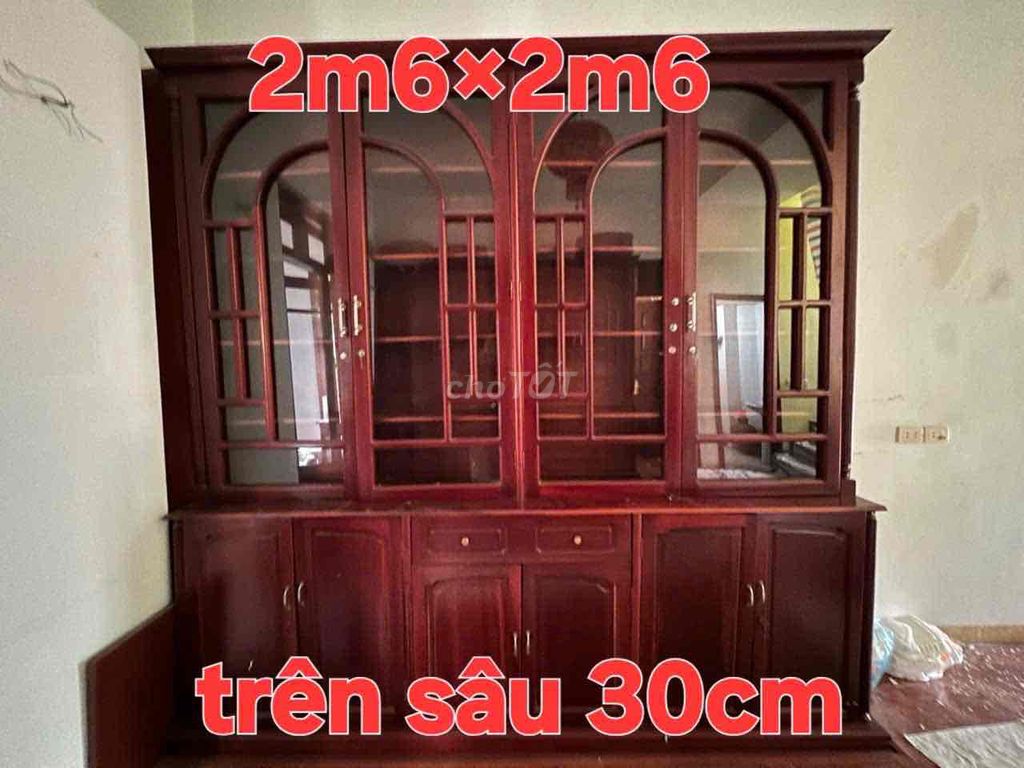 Kệ trưng bày Gỗ dổi 2m6x2m6. Mua bán Tủ, kệ gia đình tại Quận Hà Đông Hà Nội được đăng bởi Hưng Chim hình 1