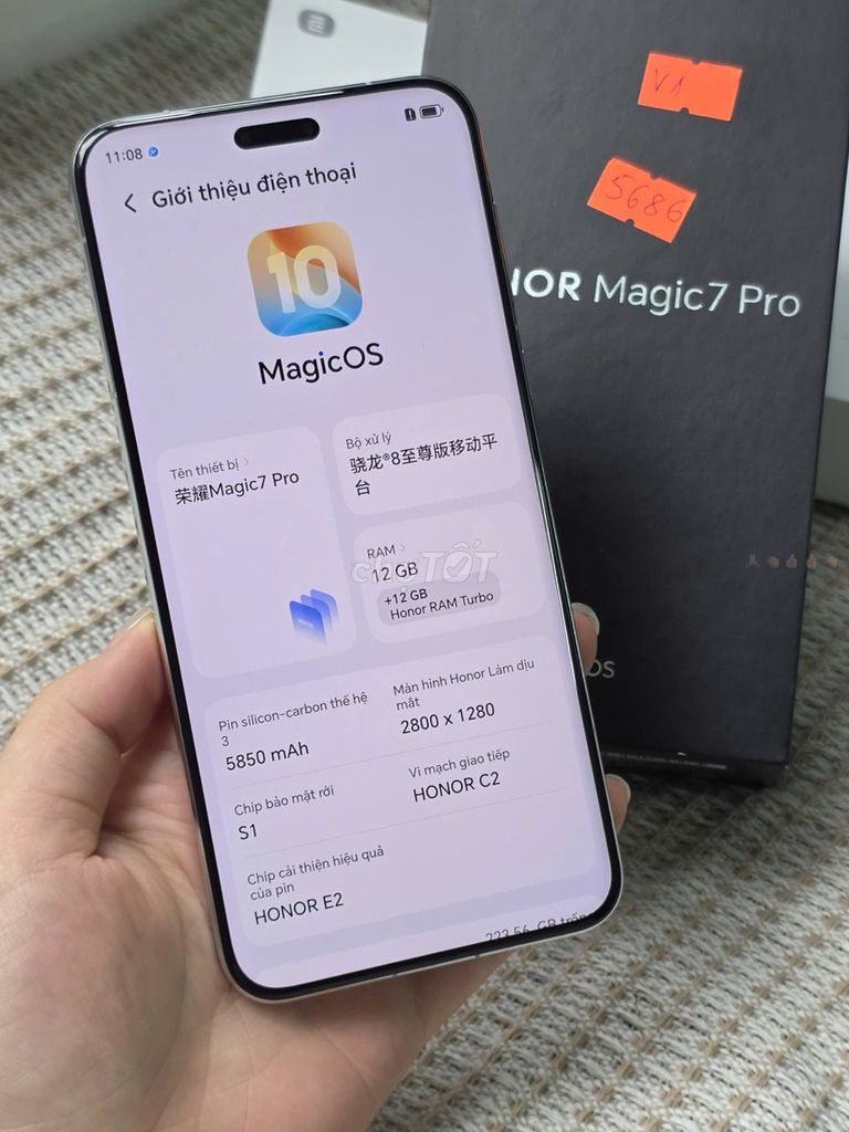Honor Magic 7 Pro 256GB  blue bạc. Mua bán Điện thoại tại Thành phố Thủ Đức Tp Hồ Chí Minh được đăng bởi Nam hình 1