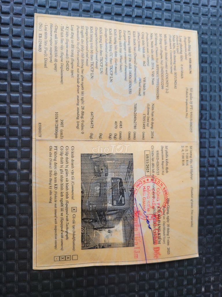 GIA ĐÌNH CẦN BÁN XE HUYNDAI COUNTY ĐÔ THÀNH. Mua bán Ô tô tại Quận Cái Răng Cần Thơ được đăng bởi Du lịch Thanh Xuân hình 11