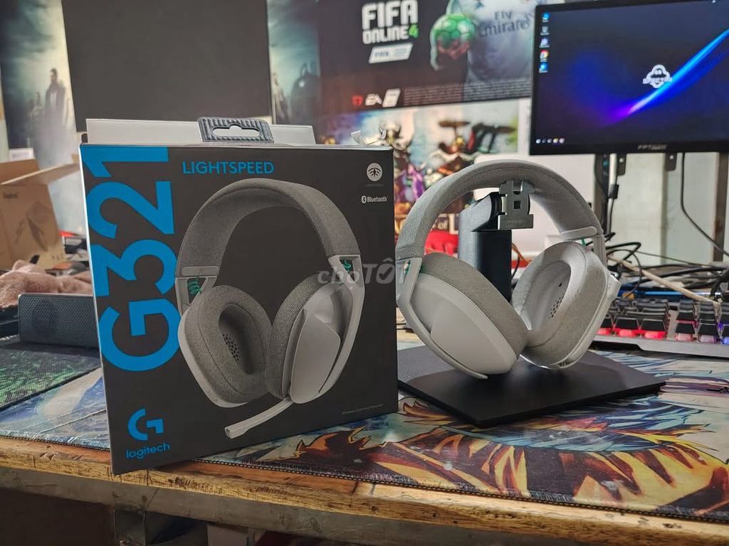 Tai nghe Logitech G321 Trắng. Mua bán Tivi, Âm thanh tại Thành phố Tây Ninh Tây Ninh được đăng bởi Tiến Trần hình 1