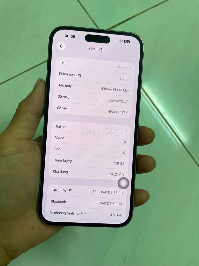 Apple iPhone 14 Pro Max 256GB Tím 89%. Mua bán Điện thoại tại Quận Tân Phú Tp Hồ Chí Minh được đăng bởi Hội Đồ Điện Tử hình 1