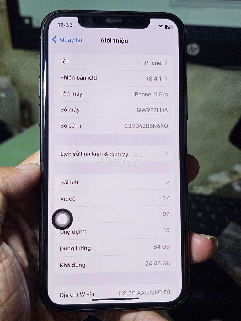  iPhone 11 Pro 64GB LLA mỹ zin toàn bộ . Mua bán Điện thoại tại Quận 8 Tp Hồ Chí Minh được đăng bởi Thiên Hòa mobile  hình 1