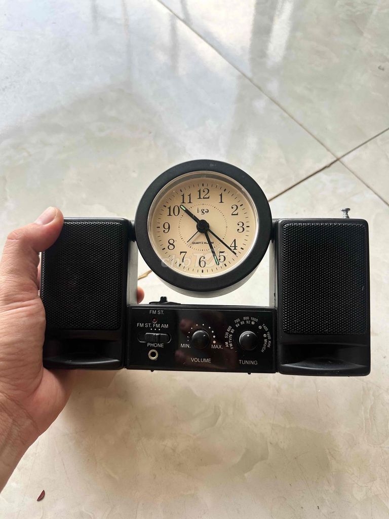 Đồng hồ báo thức đài FM màu Đen. Mua bán Nội thất, đồ gia dụng khác tại Huyện Đồng Phú Bình Phước được đăng bởi Hoàng Đức Thái hình 1