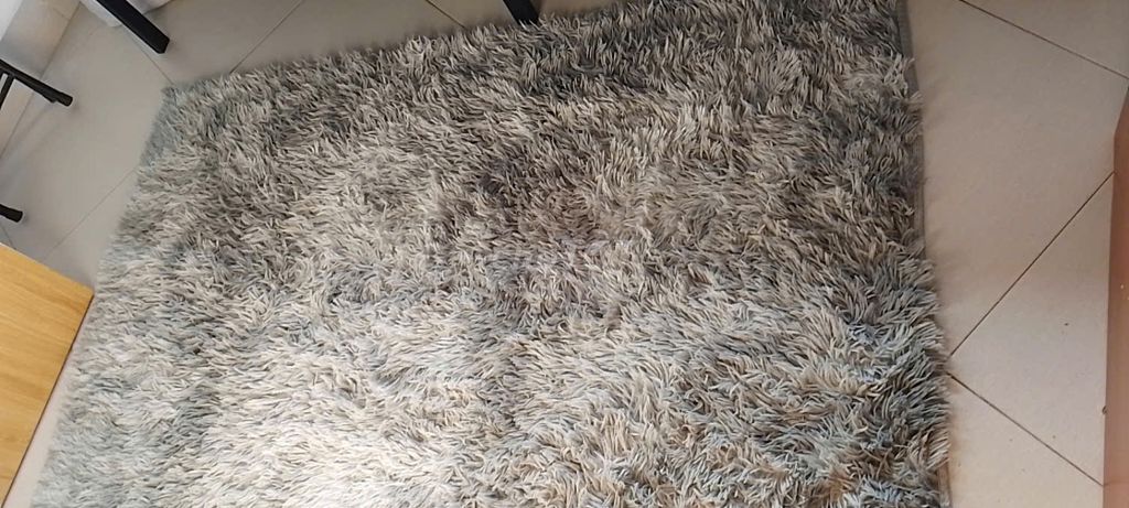 Thảm lông Xám lông mềm 1x1.5m. Mua bán Nội thất, đồ gia dụng khác tại Quận Ba Đình Hà Nội được đăng bởi Dung Thi hình 1