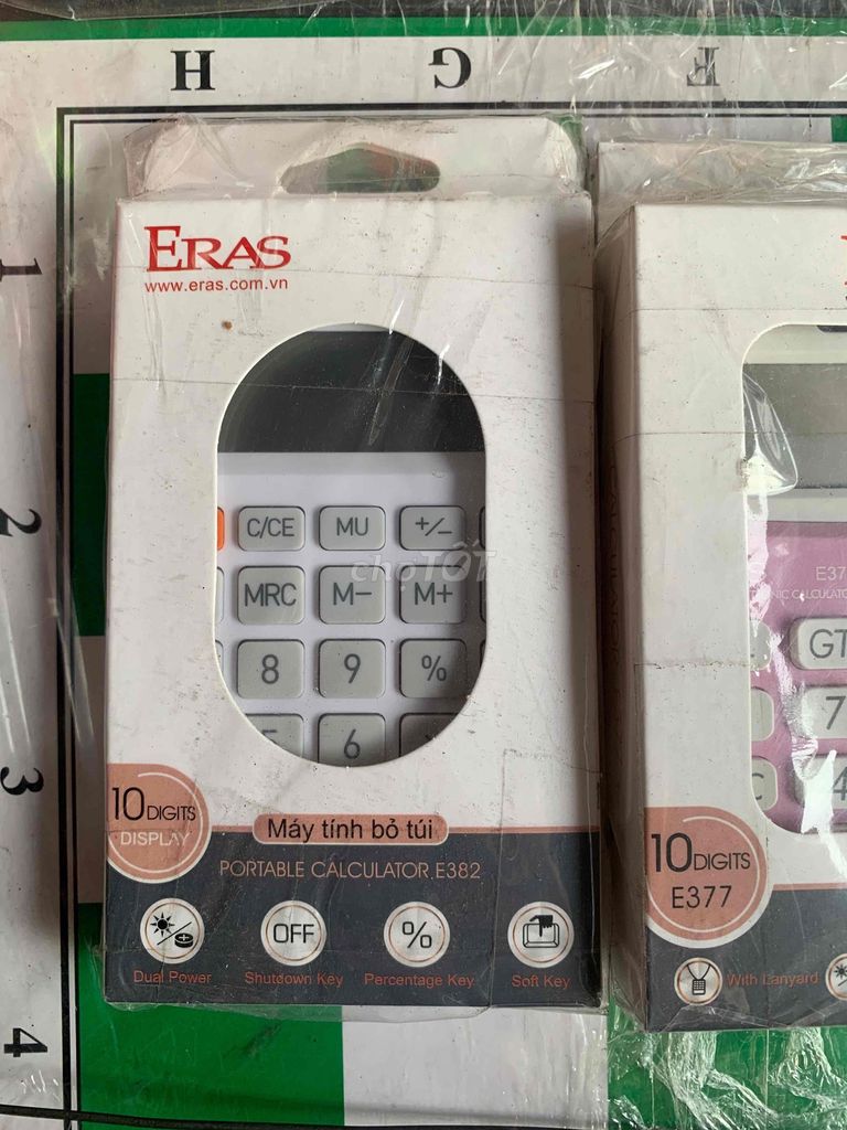 Máy tính bỏ túi Eras E382 Trắng. Mua bán Đồ dùng văn phòng tại Quận 12 Tp Hồ Chí Minh được đăng bởi Ktvschamhung88 hình 1