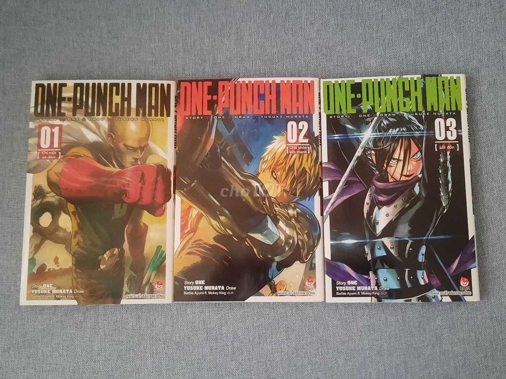 One-Punch Man 1 2 3. Mua bán Sách tại Quận Cầu Giấy Hà Nội được đăng bởi Gia Hân hình 1