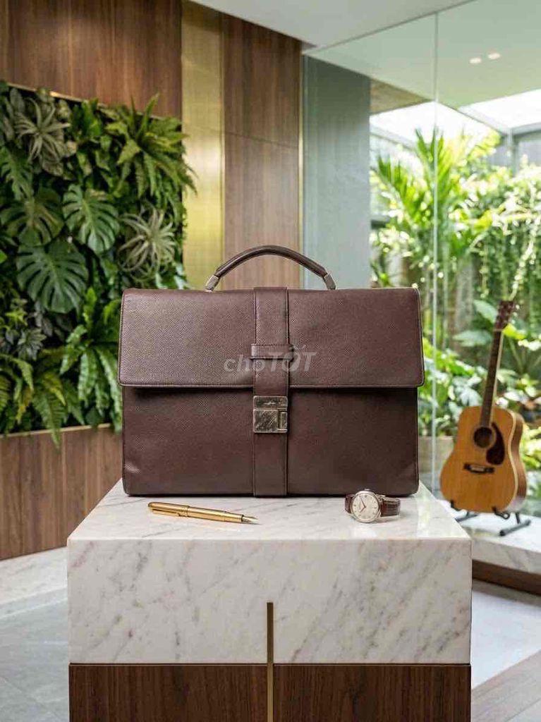 Cặp xách Lancel Da Nâu 38x26x6. Mua bán Túi xách tại Huyện Nhà Bè Tp Hồ Chí Minh được đăng bởi túi xách nam nữ đồ si da thật hình 1